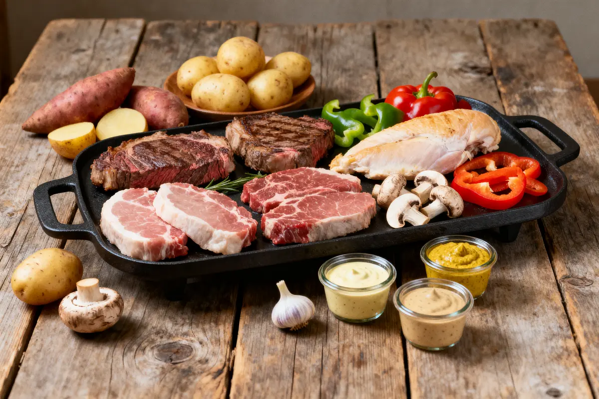 Accompagner une Pierrade : 12 idées savoureuses et simples !