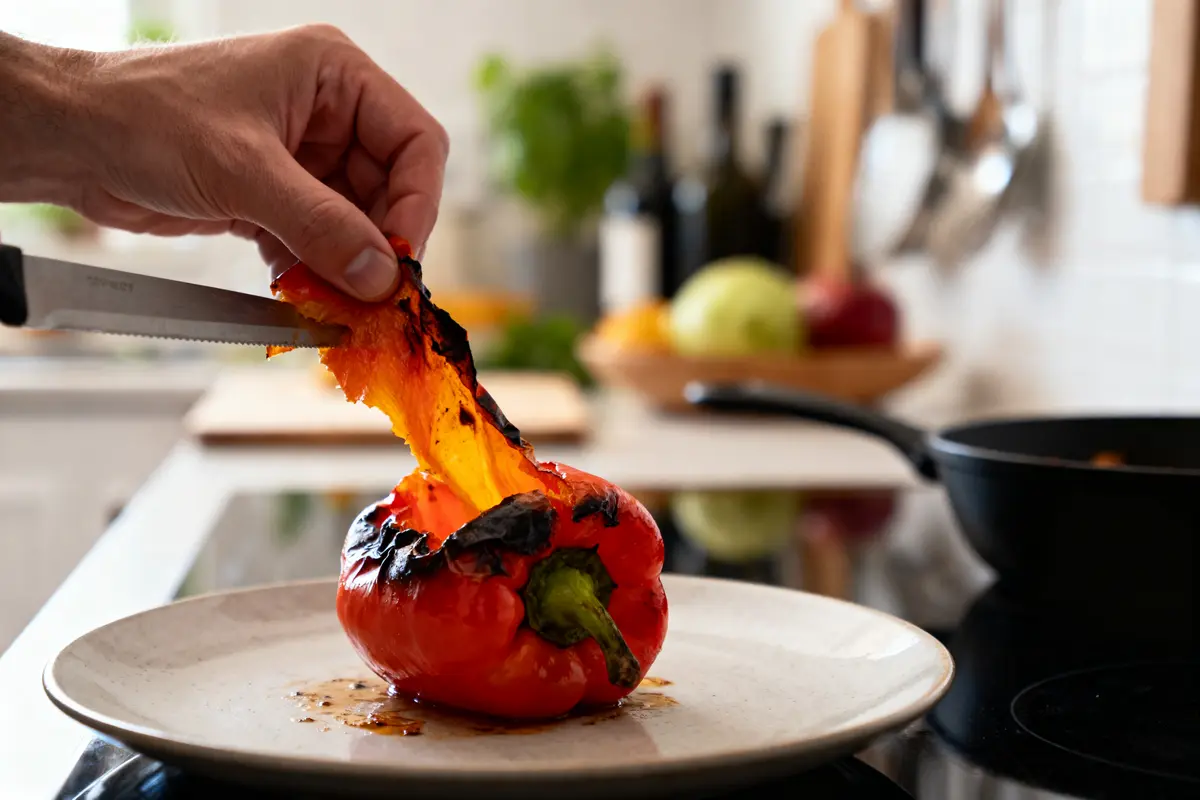 Éplucher des poivrons : 3 astuces simples et efficaces!