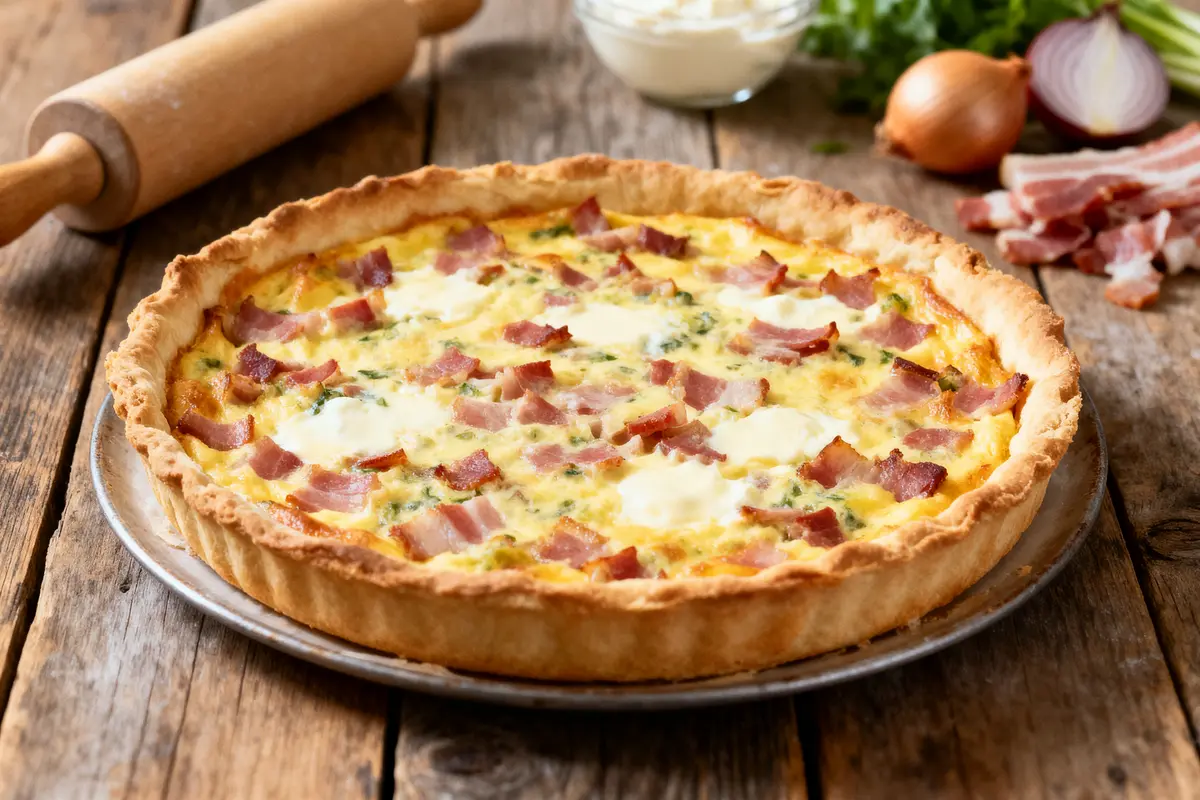 Quiche lorraine de Grand-mère : La vraie recette traditionnelle