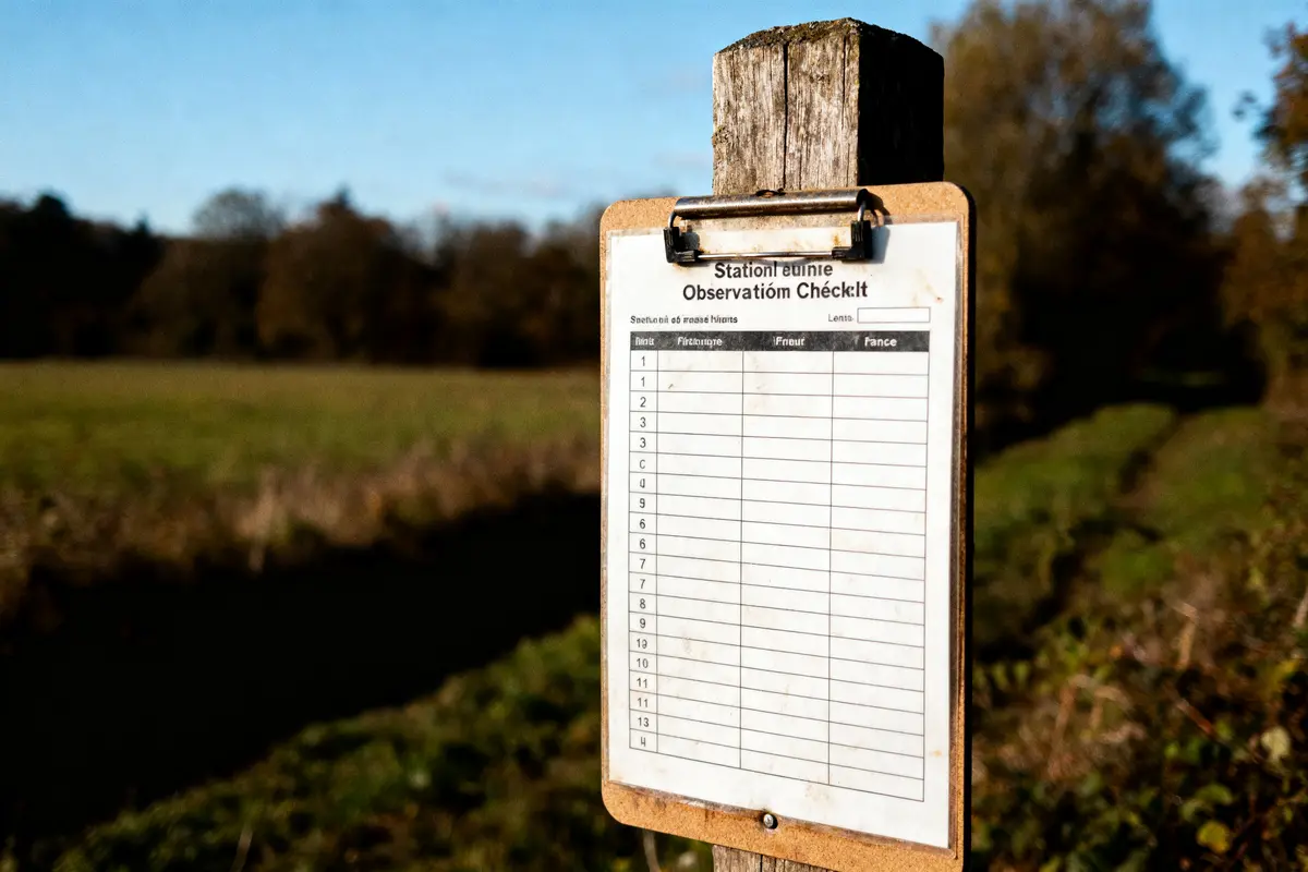 Station observation checklist : Guide pratique pour sécuriser !