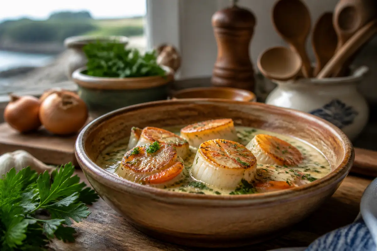 Coquilles Saint-Jacques à la Bretonne : Recette rapide et facile !